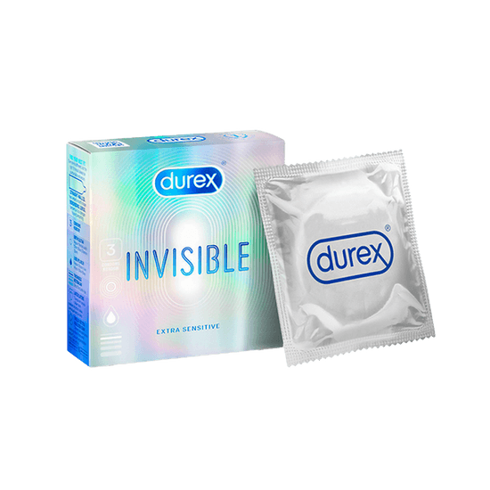 DUREX Invisible Extra Sensitive Condoms 3 Pack