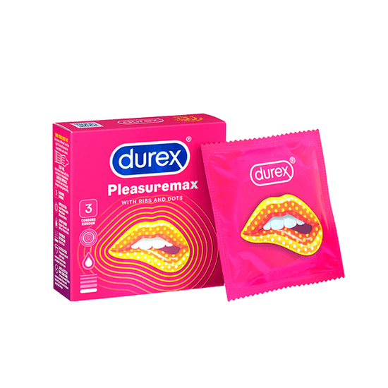 DUREX Pleasuremax Condoms 3 Pack