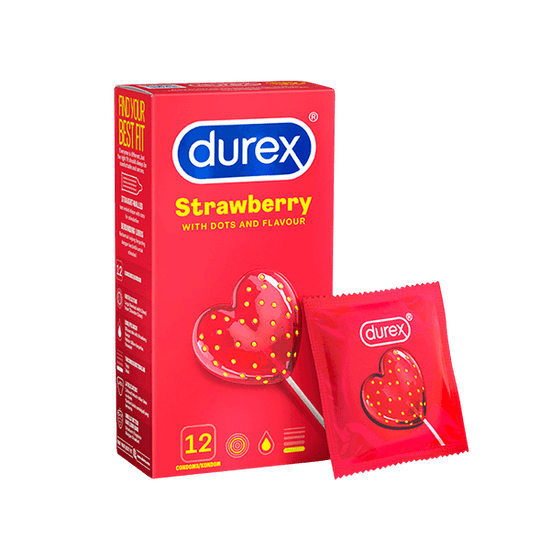DUREX Strawberry Condoms 12 Pack