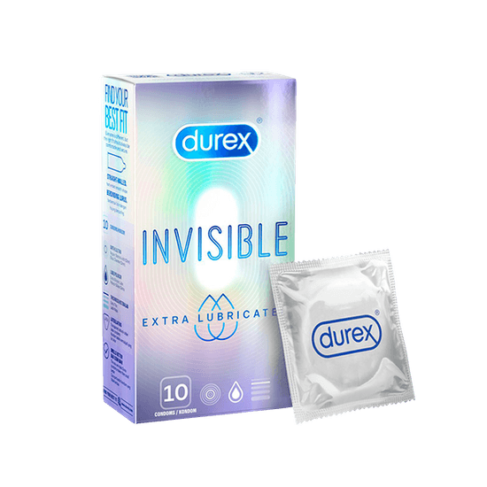 DUREX Invisible Extra Lubricated Condoms