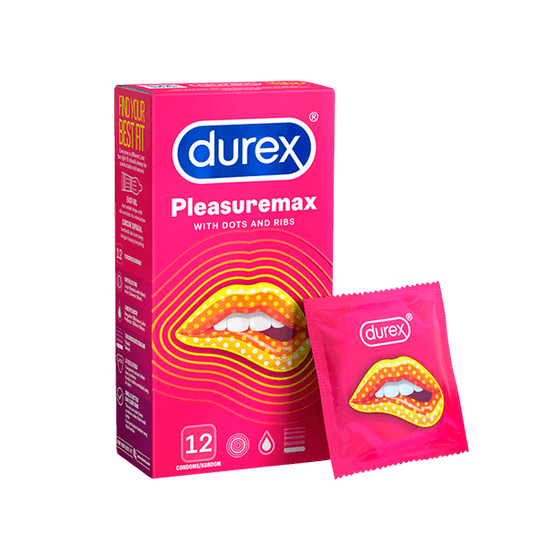 DUREX Pleasuremax Condoms 12 Pack